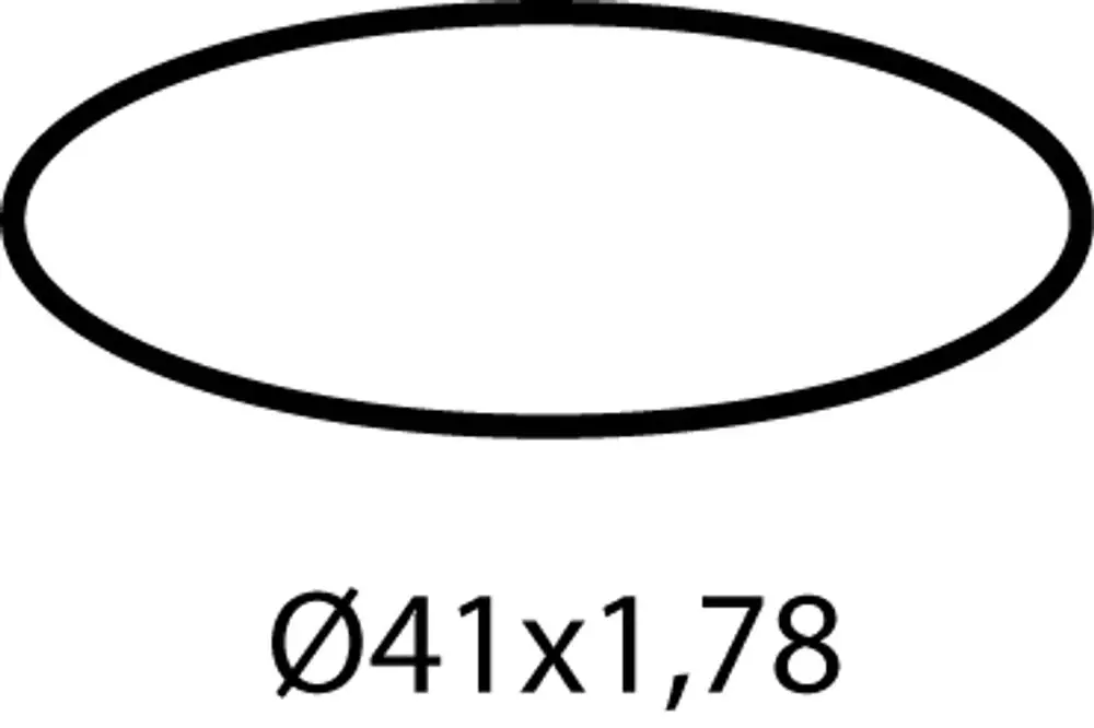 O-Ring von Ideal Standard in ovaler Form, umrandet, ohne sichtbare Maße. Eignet sich für verschiedene Anwendungen in der Sanitärinstallation.